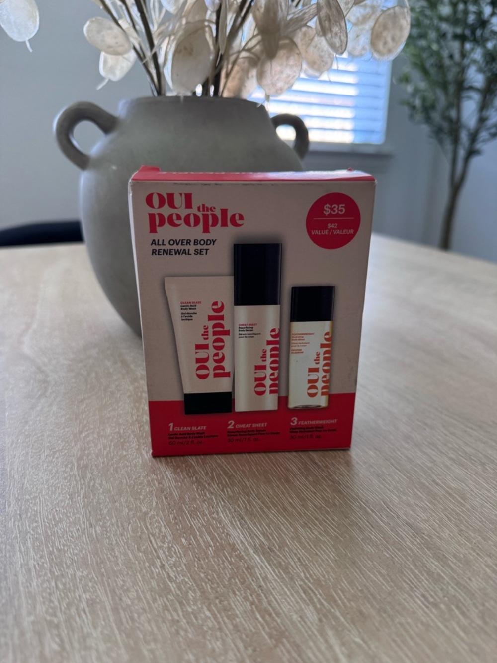 New Oui the People All Over Exfoliate + Smooth Body Renewal Set